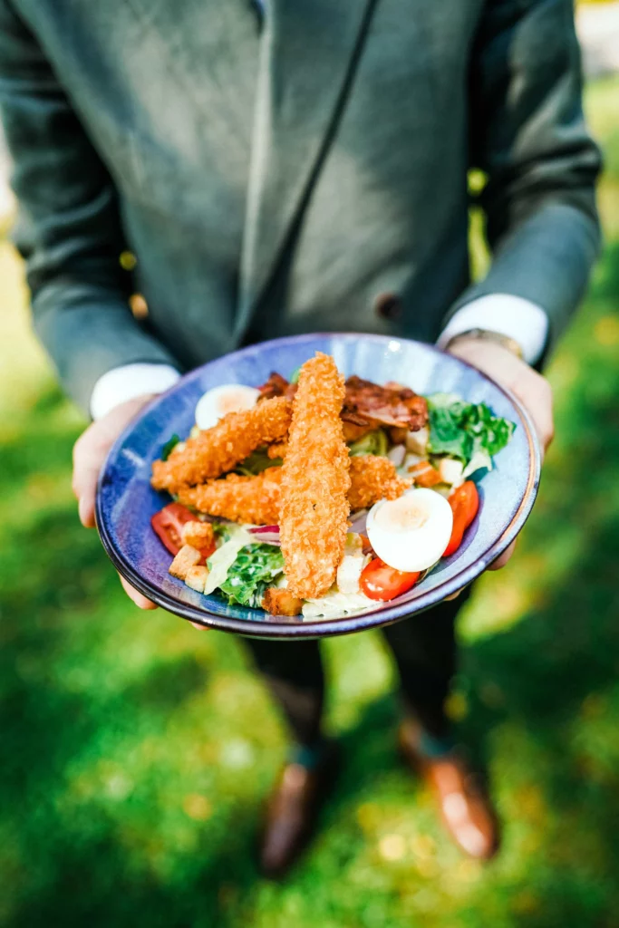 Danie serwowane w restauracji Willi Berlińskiej