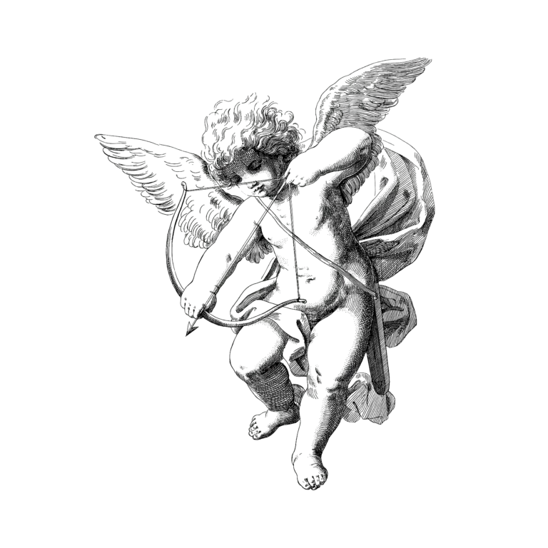 Dekoracyjny motyw anioła